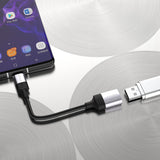 Lenyes AX122 USB to Type-C Dönüştürücü OTG Kablo