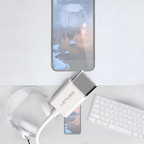 Lenyes AX91 Type-C to 3.5mm Hi-Fi Aux Çevirici Ses Adaptörü