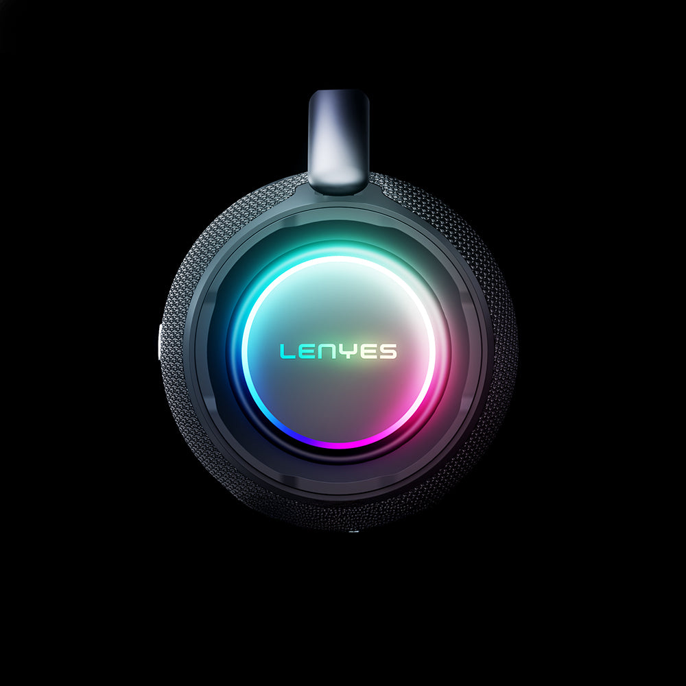 Lenyes Boost X Serisi RGB Işıklı Çift Mikrofonlu Taşınabilir Bluetooth Hoparlör v5.3 600W