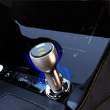 Lenyes CA64 Hızlı Şarj Özellikli Dual USB-A + Type-C Portlu PD Araç Şarj Aleti 30W