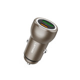 Lenyes CA64 Hızlı Şarj Özellikli Dual USB-A + Type-C Portlu PD Araç Şarj Aleti 30W