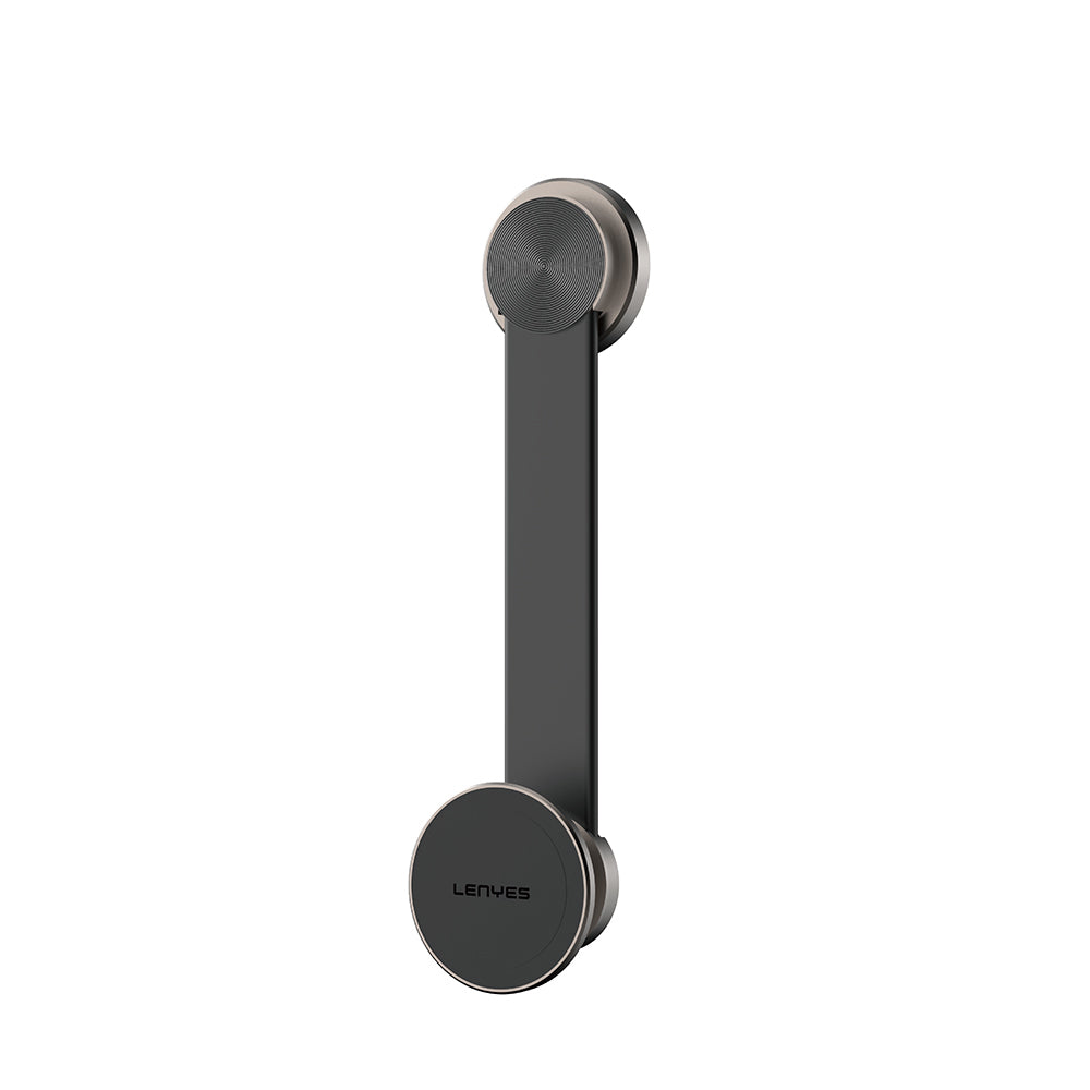 Lenyes CR171 Magnetik M-safe Uyumlu Bükülebilen Eğimi ve Düz Zemin Araç Telefon Tutucu