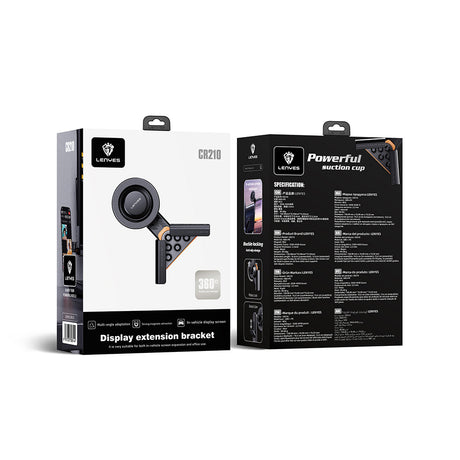 Lenyes CR210 360 Dönebilen V Köşeli Magnetik Araç İçi Telefon Tutucu