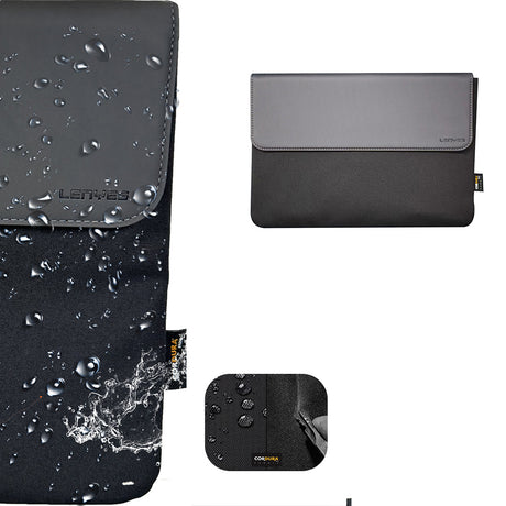 Lenyes LB503 Darbe Emici Su Geçirmez PU Cordura Kumaş 13-14 inç Laptop Çantası