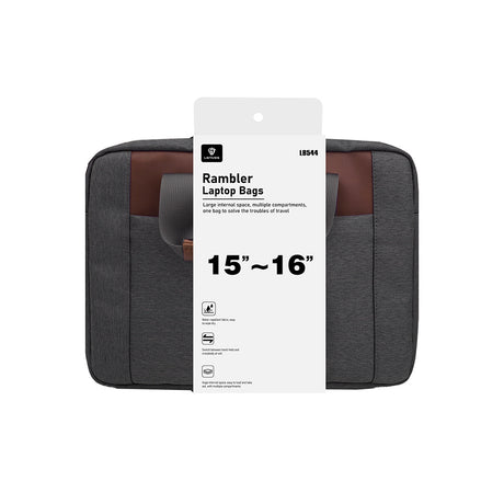Lenyes LB544 Rambler Serisi Polyester Kumaş 15-16 inç Su Geçirmez Laptop Çantası