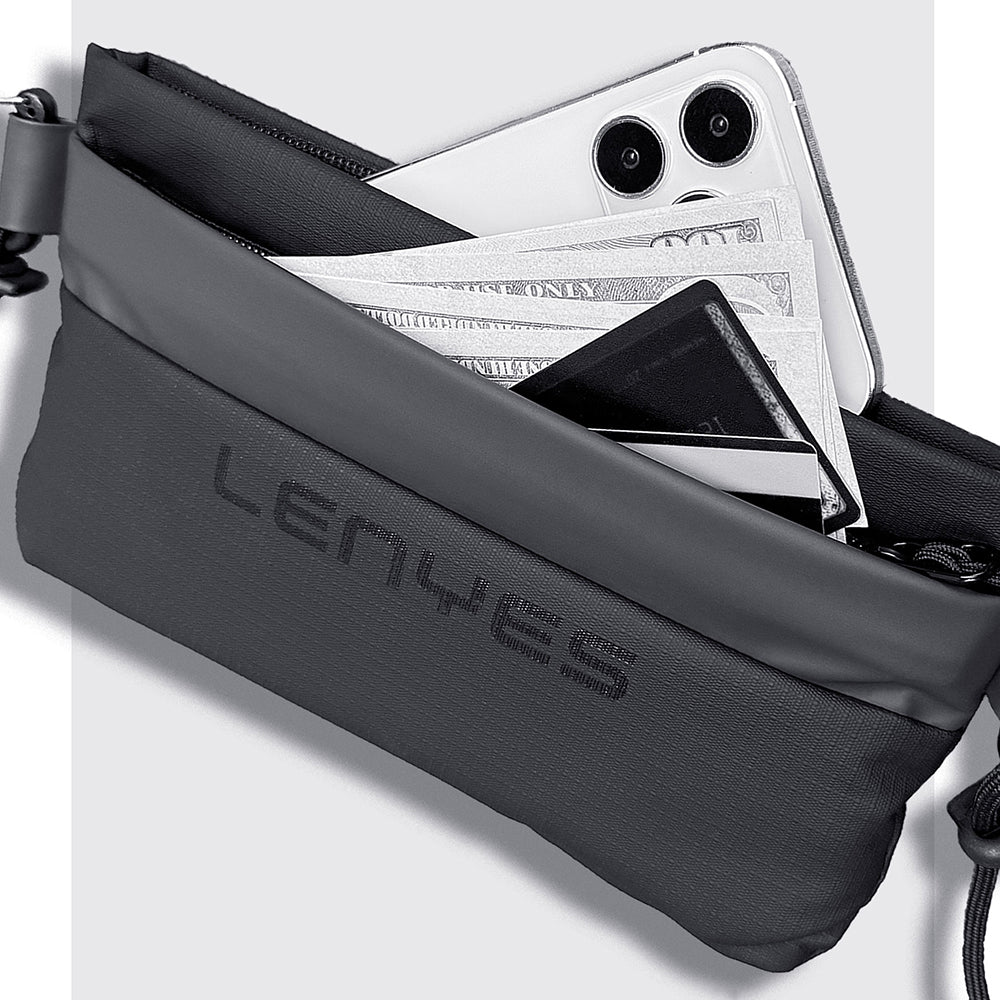 Lenyes LB564 Dreamer Waist Serisi Su Geçirmez Deri Tasarımlı Bel Çantası