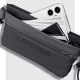 Lenyes LB564 Dreamer Waist Serisi Su Geçirmez Deri Tasarımlı Bel Çantası