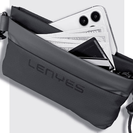 Lenyes LB564 Dreamer Waist Serisi Su Geçirmez Deri Tasarımlı Bel Çantası