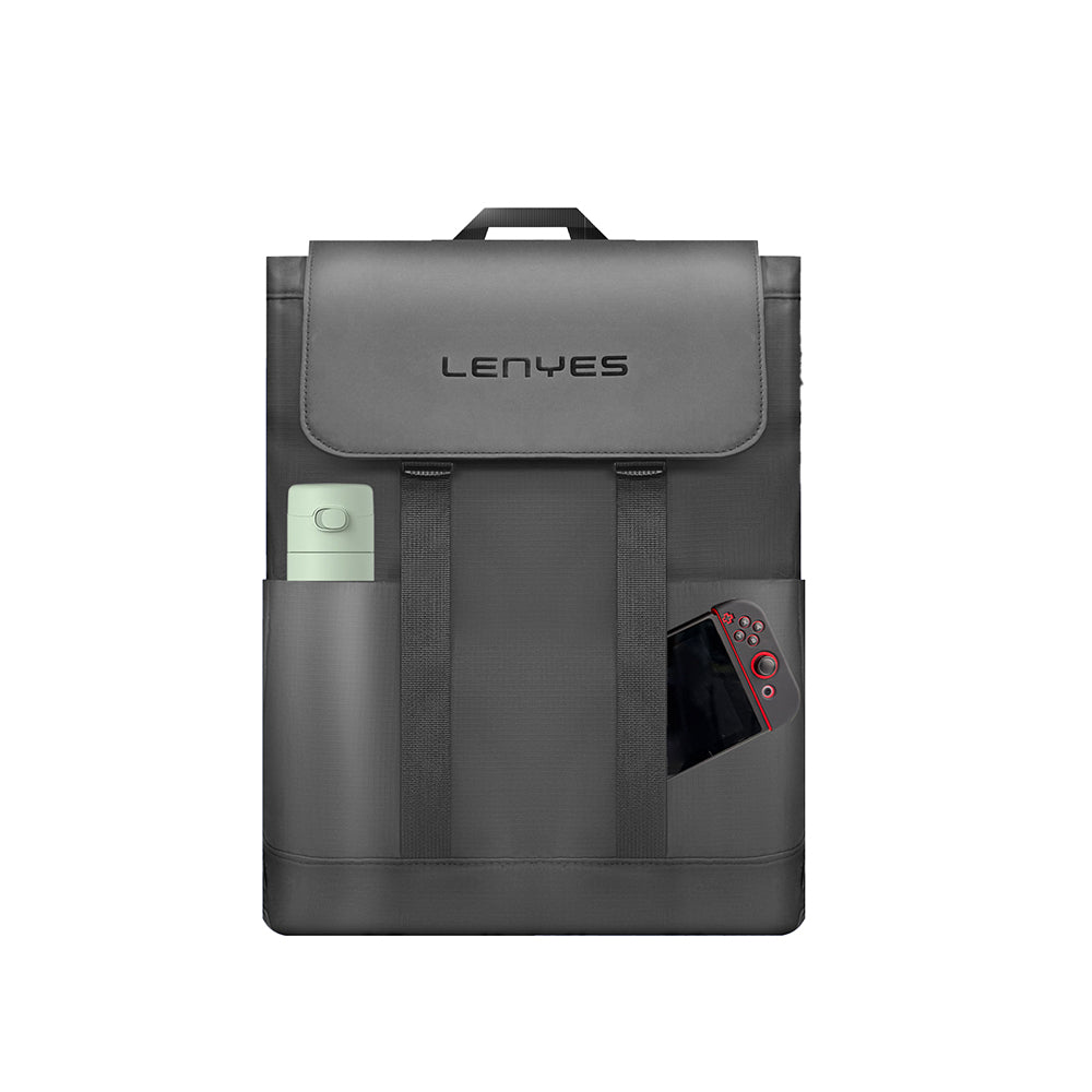 Lenyes LB567 Dreamer Backpack Plus Serisi Su Geçirmez Deri Tasarımlı Omuz Askılı Sırt Çantası