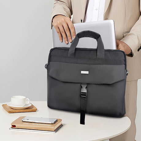 Lenyes LB578 Creator Serisi Su Geçirmez Polyester Kumaş Bagaj ve Çıkarılabilir Omuz Askılı 15-16 inç Laptop Çantası