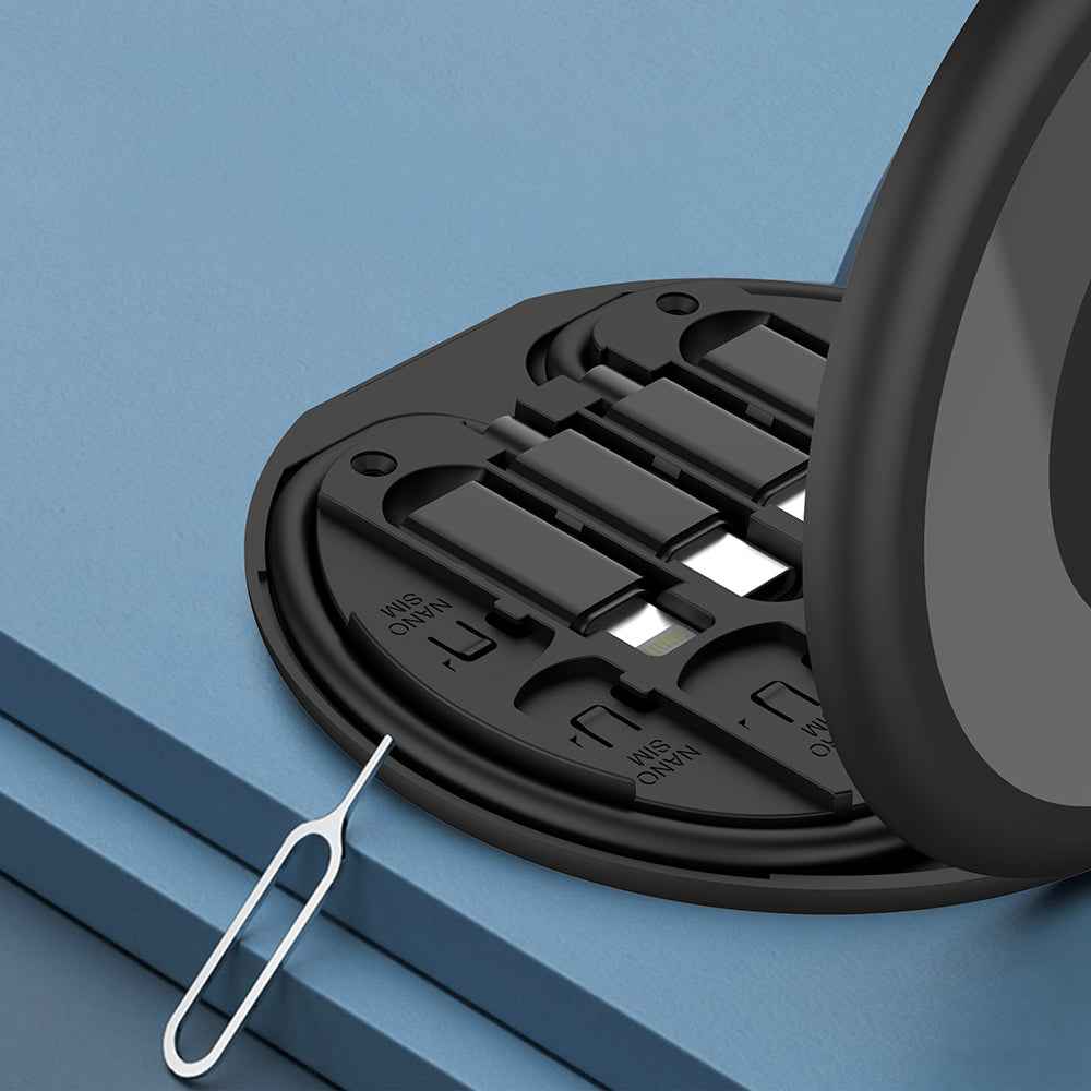 Lenyes LB601 6in1 Type-C to Type-C Kablolu 60W Çevirici Adaptör Seti Standlı Saklama Kutusu