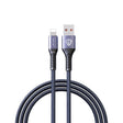 Lenyes LC510 USB-A to Lightning 2.4A Örgü Tasarımlı Hızlı Şarj Özellikli Data ve Şarj Kablosu 1M