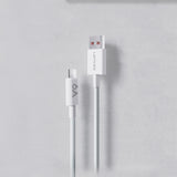 Lenyes LC518 USB-A to Type-C 6A Örgü Tasarımlı Hızlı Şarj Özellikli Data ve Şarj Kablosu 66W 1M