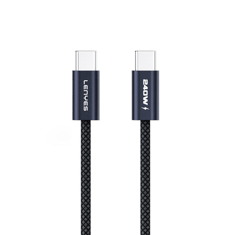 Lenyes LC522 Type-C to Type-C Hızlı Şarj Özellikli Data ve Şarj Kablosu 240W 1.2M