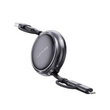 Lenyes LC552 4in1 USB-A - Type-C + Type-C to Lightning Makaralı Data ve Şarj Kablosu 60W 95cm