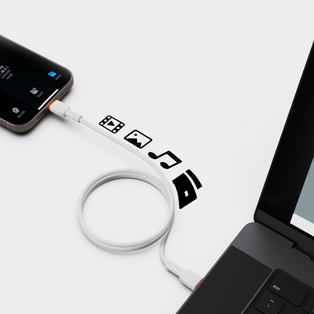 Lenyes LC545 Type-C to Lightning Hızlı Şarj Özellikli Data ve Şarj Kablosu 30W 1M