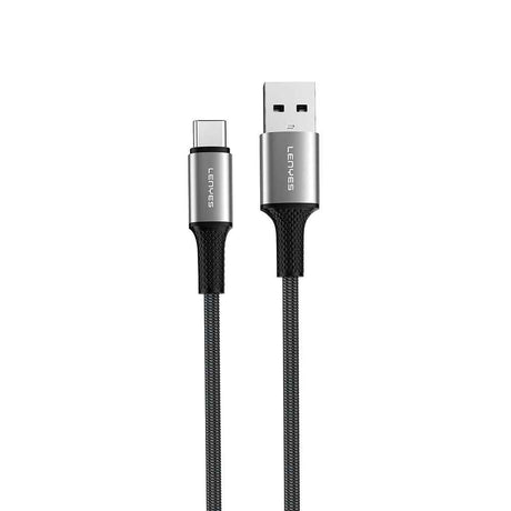 Lenyes LC566 USB-A to Type-C Örgü Tasarımlı Hızlı Şarj Özellikli Data ve Şarj Kablosu 12W 2M
