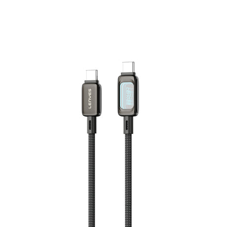 Lenyes LC570 Abyss Mirror Type-C to Type-C Data ve Şarj Kablosu 100W 1.2M