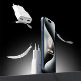 Lenyes LCH15-EU TC-TC Type-C to Type-C GaN Teknolojili PD Hızlı Şarj Özellikli Şarj Seti 20W