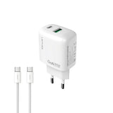 Lenyes LCH93-TC-TC Type-C to Type-C GaN Teknolojili PD ve USB Hızlı Şarj Özellikli Şarj Seti 30W