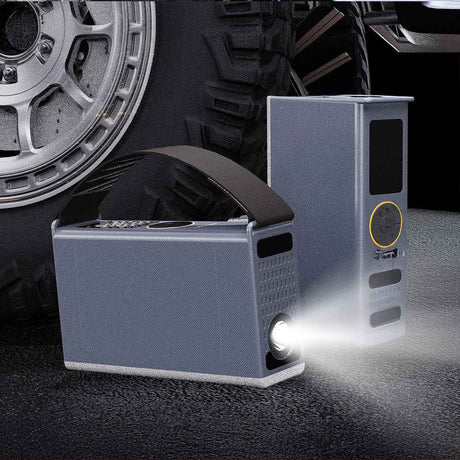 Lenyes LCI205 LED Işıklı Araç Akü Acil Durum Takviye Güç Kaynağı ve Hava Kompresörü 12V 100W 7200mAh