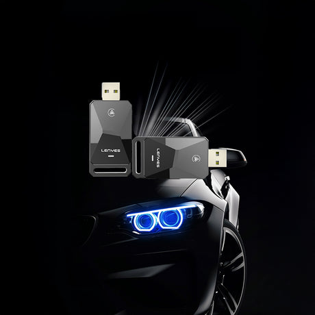 Lenyes LCP02 Android Auto Destekli CarPlay USB Bluetooth 5.0 Wireless Transmitter Adaptör