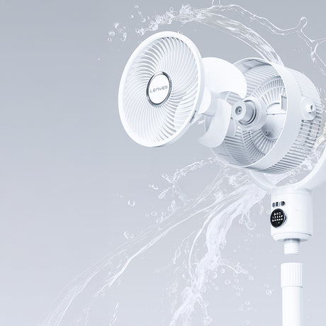 Lenyes LHF10 Dijital LED Göstergeli 5 Kademeli Uzaktan Kumandalı Uzayabilen Gövdeli 10 inç Fan