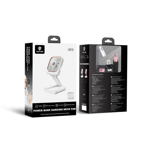 Lenyes LHF13 Powerbank Özellikli Standlı Portatif Soğutucu El Fanı