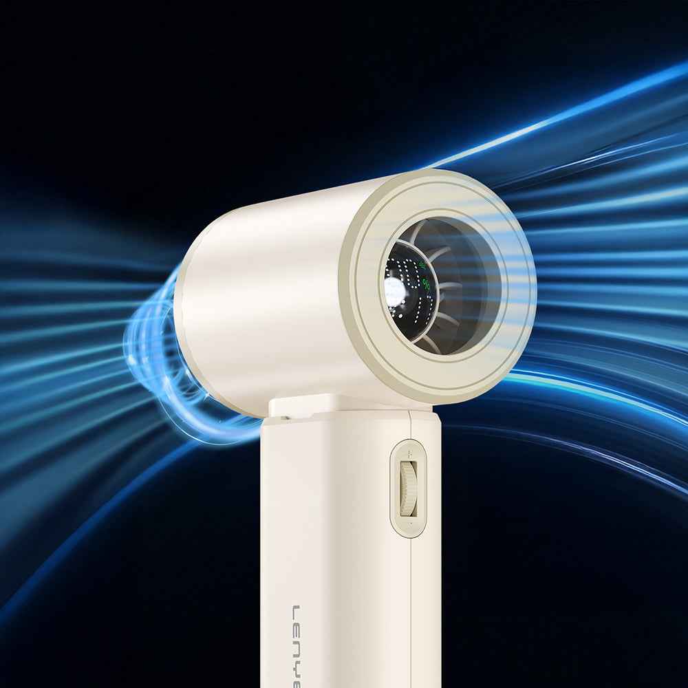 Lenyes LHF19 Dijital LED Göstergeli Yüksek Hızlı Portatif Soğutucu El Fanı