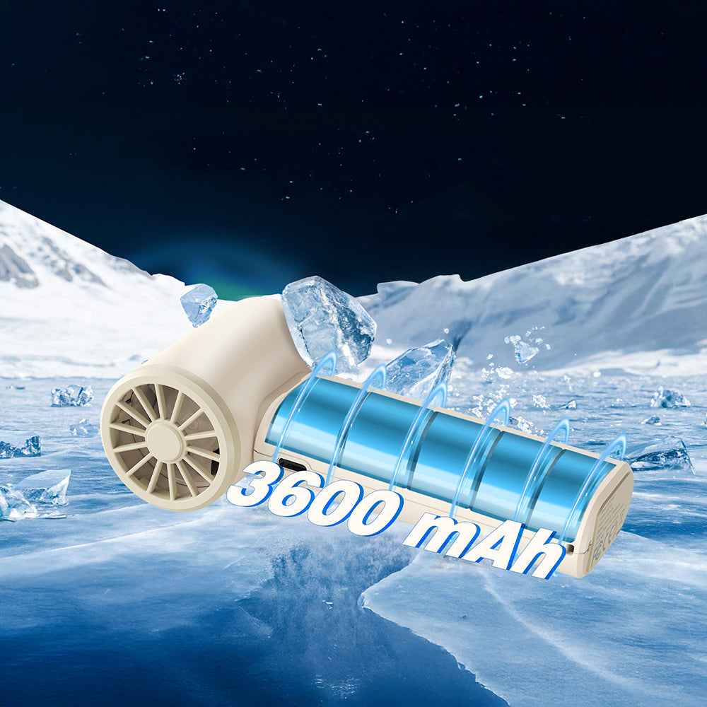 Lenyes LHF19 Dijital LED Göstergeli Yüksek Hızlı Portatif Soğutucu El Fanı