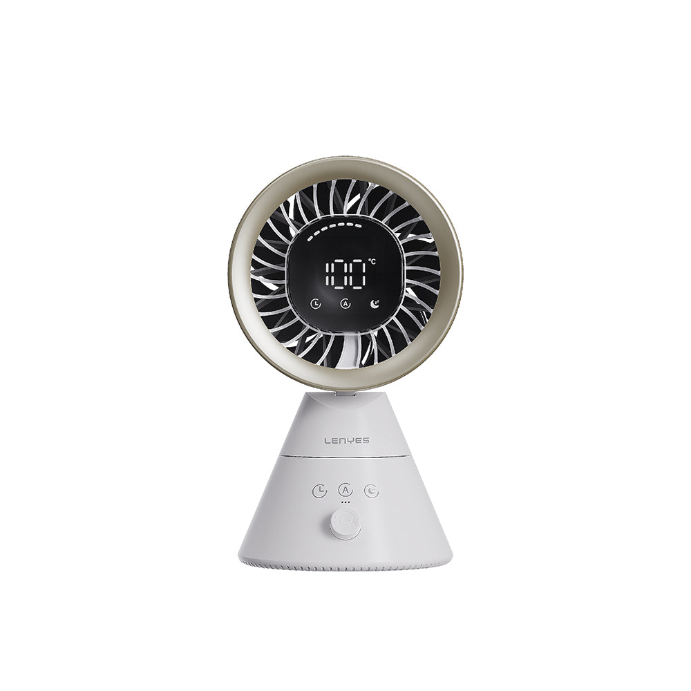 Lenyes LHF22 Dijital Led Göstergeli AI Hava Kontrollü Kule Tipi Soğutucu Masa Fanı