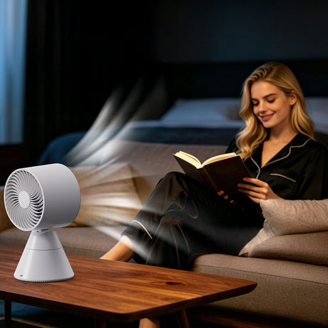 Lenyes LHF22 Dijital Led Göstergeli AI Hava Kontrollü Kule Tipi Soğutucu Masa Fanı