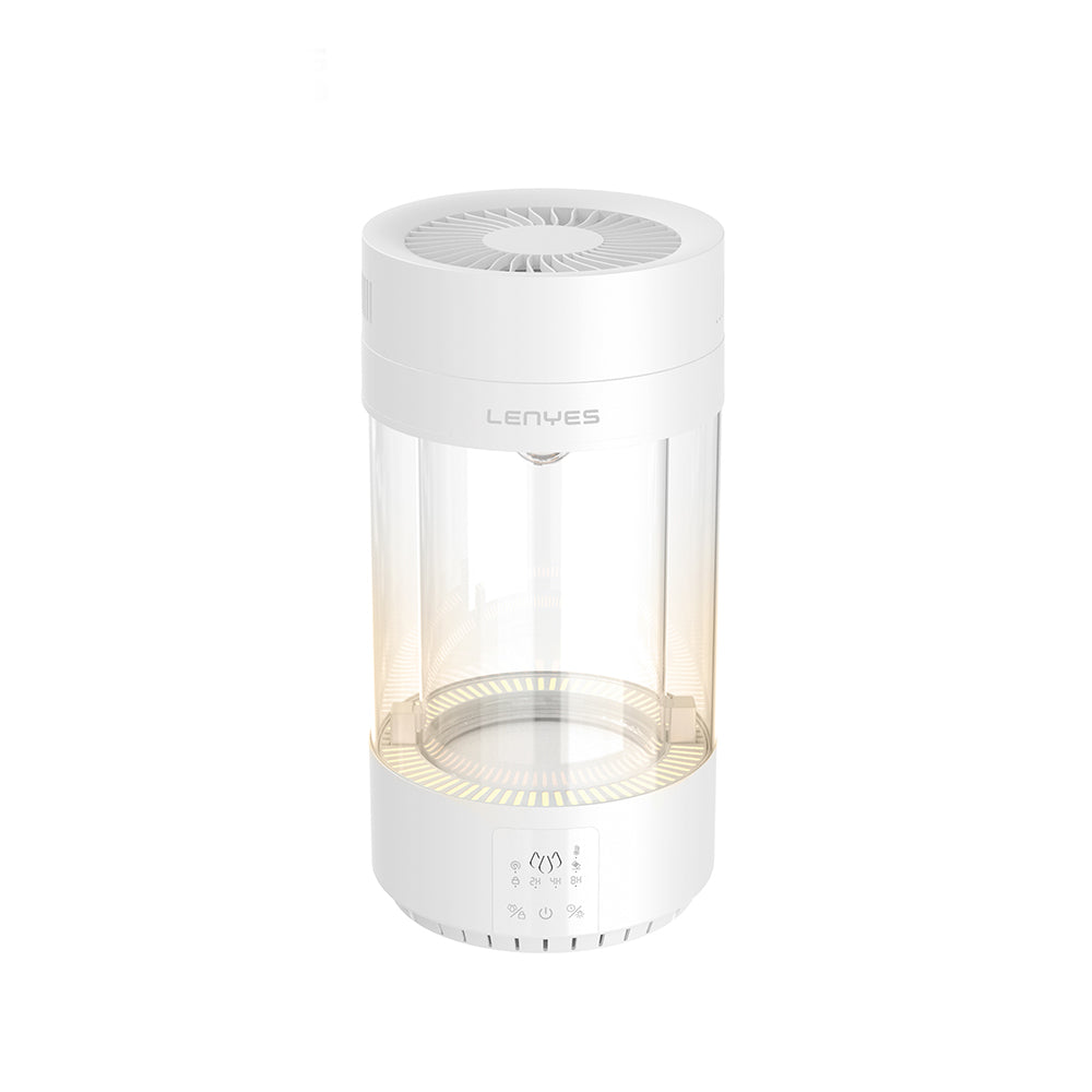 Lenyes LHU05 Zaman Ayarlı RGB Atmosfer Işıklı Aydınlatma Akıllı Isıtmalı Hava Nemlendirici