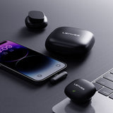 Lenyes LM210 Lightning Portlu Yapay Zeka Gürültü Önleyici Özellikli Kablosuz Yaka Mikrofonu