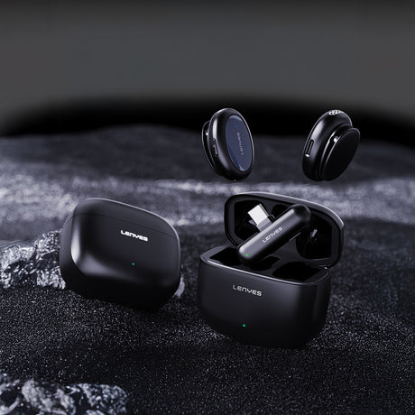 Lenyes LM211-TC Yapay Zeka Destekli Type-C Portlu Kablosuz Yaka Mikrofonu