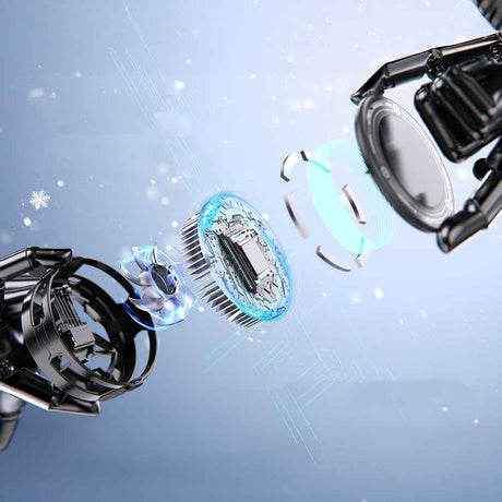Lenyes LPC204 Yapay Zeka Destekli RGB Işıklı Alüminyum Telefon Soğutucu Fan