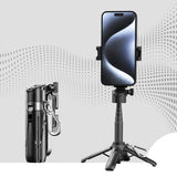 Lenyes LPH110 Uzaktan Kumandalı Çok Fonksiyonlu Sabitleyici Ayrılabilir Tripod Selfie Çubuğu