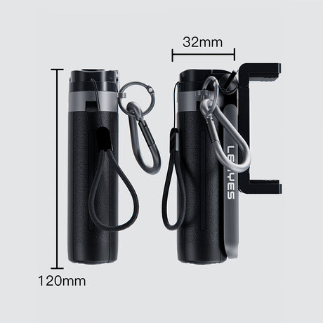 Lenyes LPH112 Dolgu Işıklı 360 Derece Dönebilen 3in1 Selfie Çubuğu ve Tripod