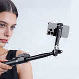 Lenyes LPH120 Uzaktan Kumandalı Çok Fonksiyonlu Sabitleyici Ekranlı Tripod ve Selfie Çubuğu