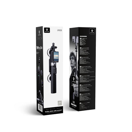 Lenyes LPH120 Uzaktan Kumandalı Çok Fonksiyonlu Sabitleyici Ekranlı Tripod ve Selfie Çubuğu