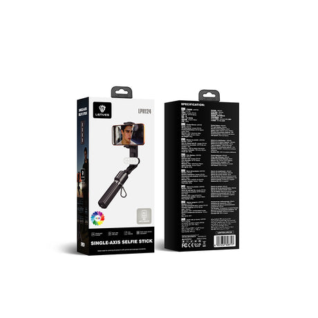 Lenyes LPH124 Dolgu Işıklı Teleskopik Tripod ve Mini Selfie Çubuğu