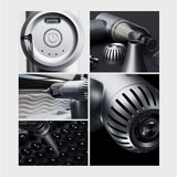 Lenyes LTF02 Dijital LED Göstergeli 4 Kademeli Çok Fonksiyonlu Turbo El Fanı