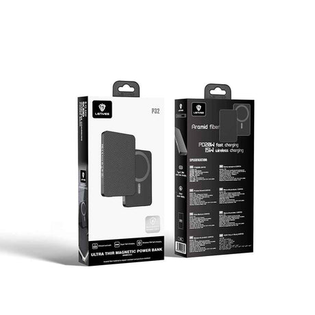 Lenyes P32 M-safe Şarj Özellikli Aramid Fiber Powerbank 15W 5000mAh