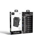 Lenyes P571 PD 22.5W Standlı M-safe Şarj Özellikli Type-C ve Lightning Kablolu Powerbank 15W 10000mAh
