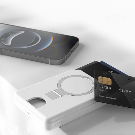 Lenyes PW0006D PD 20W Hızlı Şarj Özellikli Kartlıklı Standlı Wireless Powerbank 15W 5000mAh