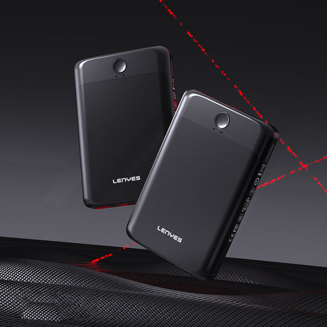 Lenyes PW0008D PD 20W LED Ekranlı Yapay Zeka Destekli Ultra İnce Wireless Powerbank 15W 5000mAh