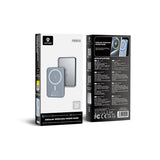 Lenyes PW0011D Ultra İnce LED Göstergeli Wireless Powerbank 15W 5000mAh