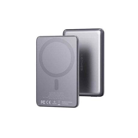 Lenyes PW0015D Ultra İnce LED Göstergeli Wireless Powerbank 15W 5000mAh