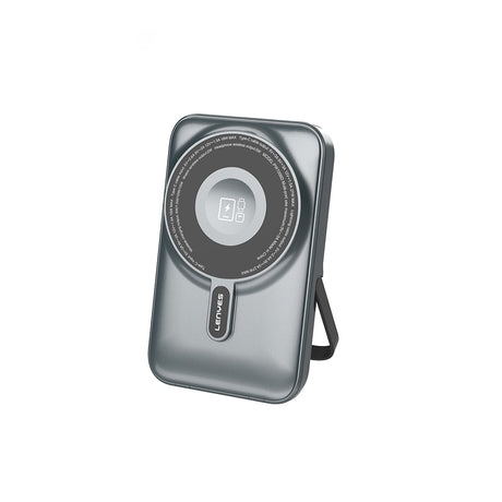 Lenyes PW1006D Dijital LED Ekranlı Standlı Wireless Powerbank 15W 10000mAh
