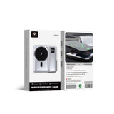 Lenyes PW134D 20W Ultra İnce Dijital LED Ekranlı Standlı Wireless Powerbank 15W 10000mAh